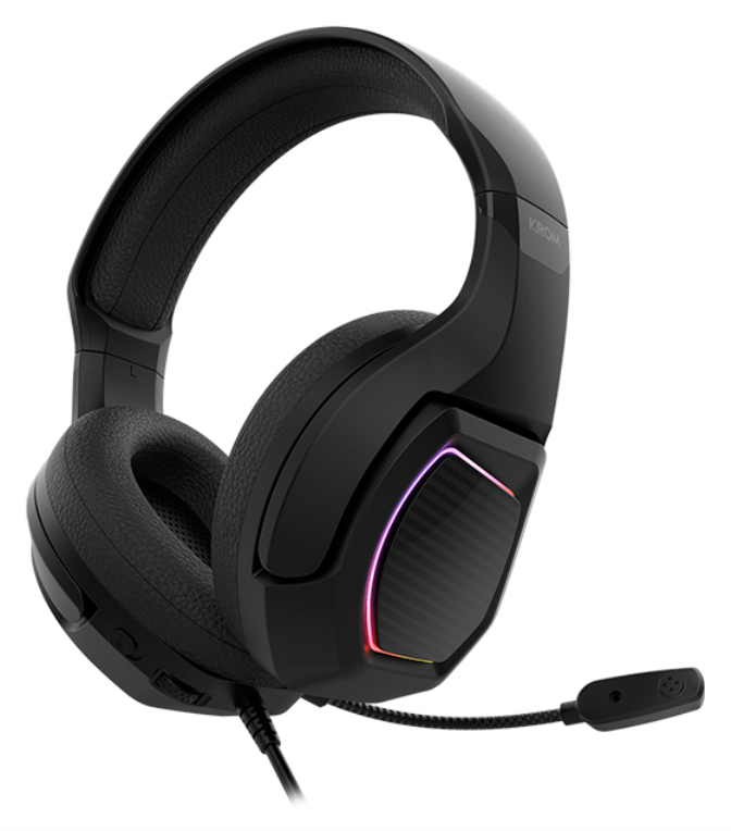 AURICULAR GAMING KROM KOPA 7.1 VIRTUAL NEGRO - detalle