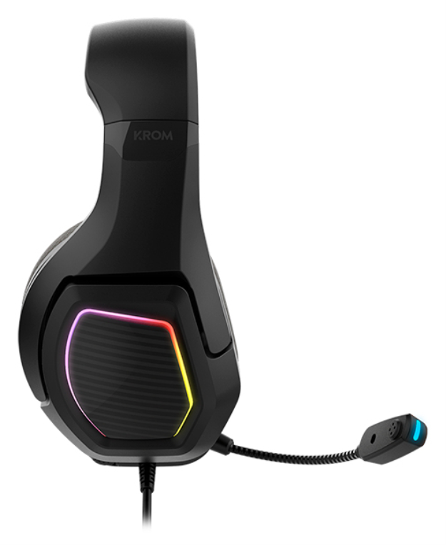 AURICULAR GAMING KROM KOPA 7.1 VIRTUAL NEGRO - detalle
