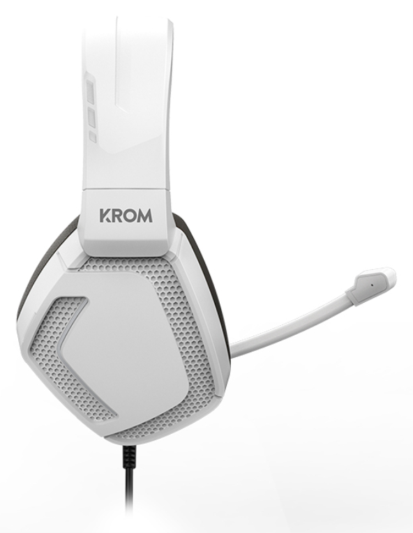 AURICULAR GAMING KROM KOPA PRO STEREO BLANCO - detalle