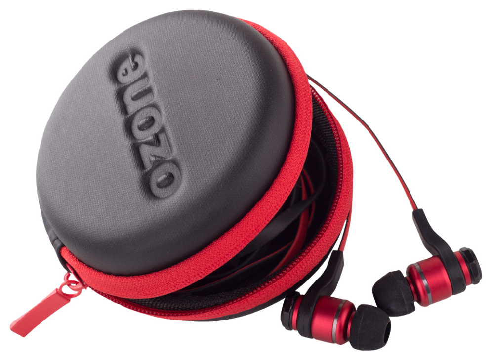 AURICULAR GAMING OZONE TRIFX ROJO NEGRO MICROFONO ALAMBRICO - detalle