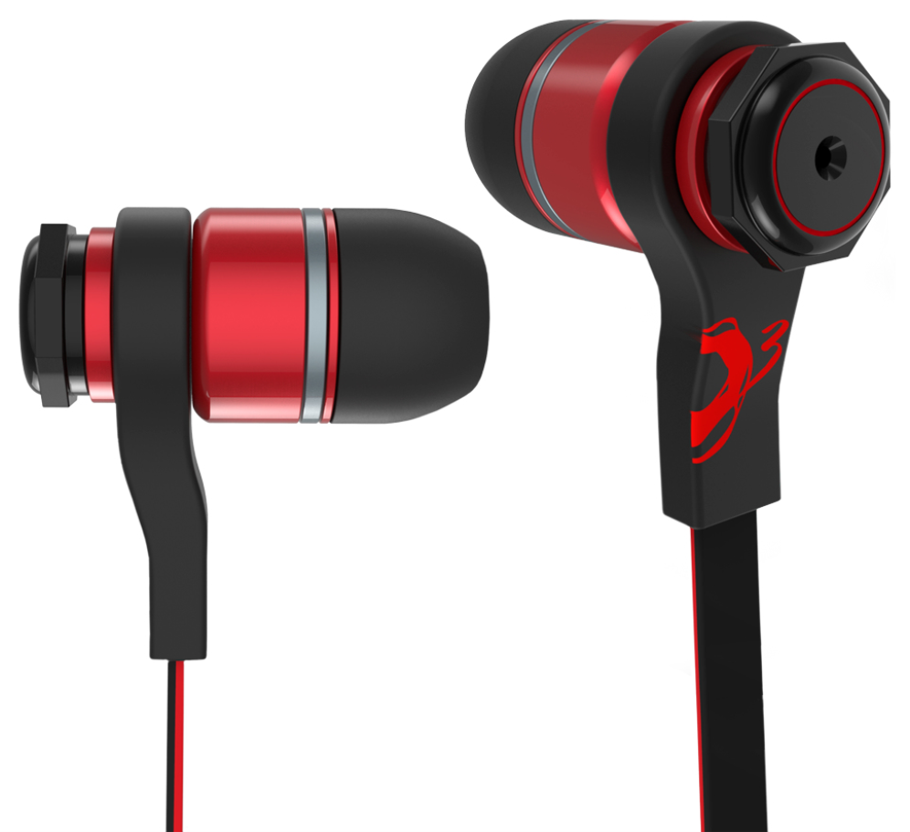 AURICULAR GAMING OZONE TRIFX ROJO NEGRO MICROFONO ALAMBRICO