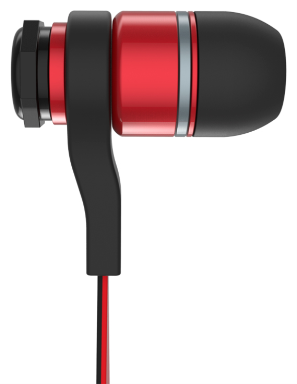 AURICULAR GAMING OZONE TRIFX ROJO NEGRO MICROFONO ALAMBRICO - detalle