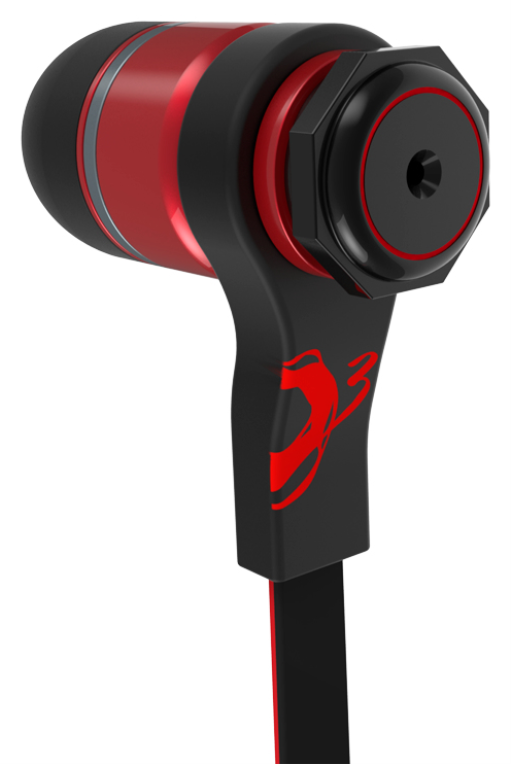 AURICULAR GAMING OZONE TRIFX ROJO NEGRO MICROFONO ALAMBRICO - detalle