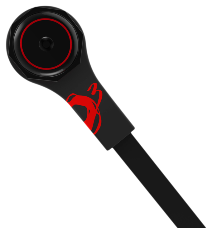 AURICULAR GAMING OZONE TRIFX ROJO NEGRO MICROFONO ALAMBRICO - detalle
