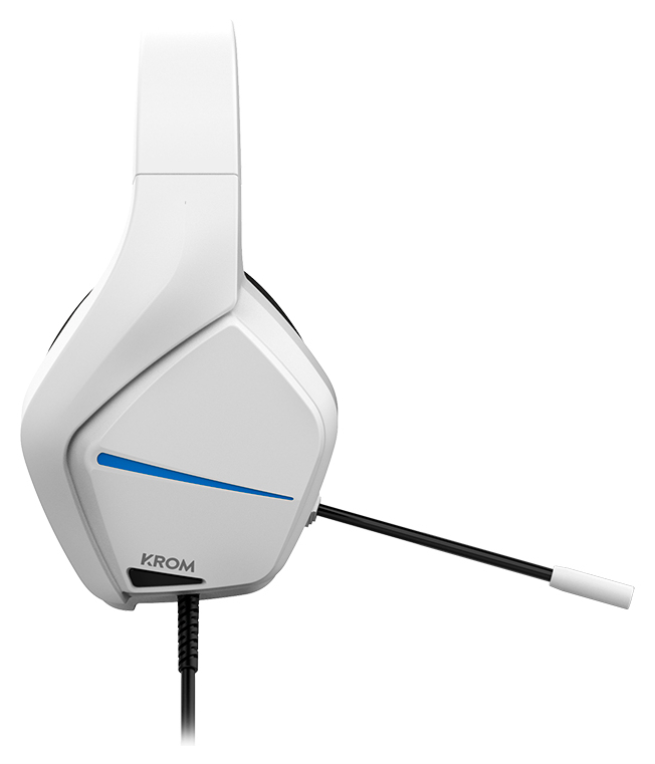 AURICULAR GAMNG KROM KOPA MOVE ESTEREO BLANCO AZUL - detalle
