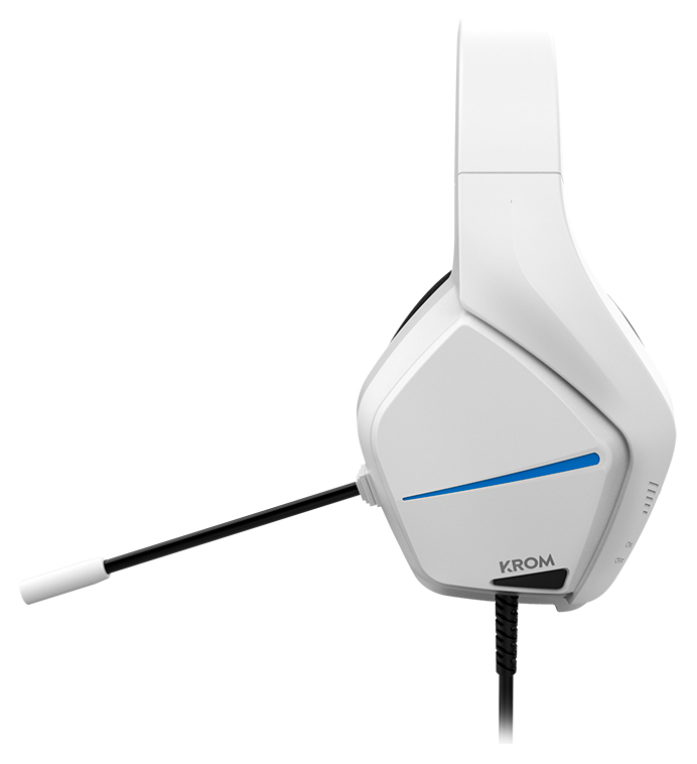 AURICULAR GAMNG KROM KOPA MOVE ESTEREO BLANCO AZUL - detalle