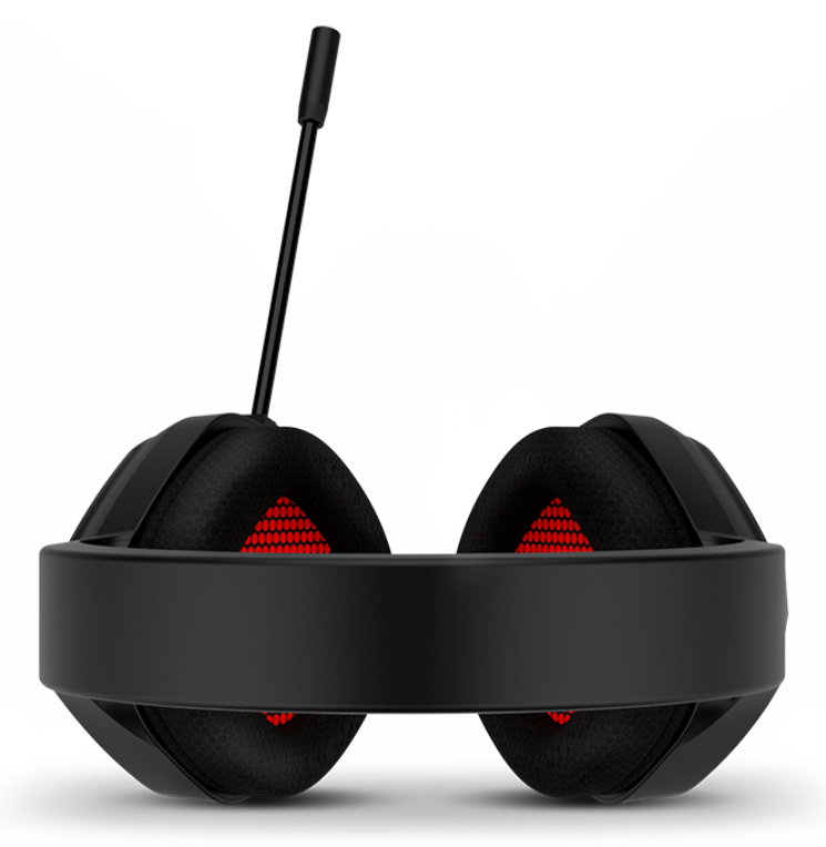 AURICULAR GAMNG KROM KOPA MOVE ESTEREO NEGRO ROJO - detalle