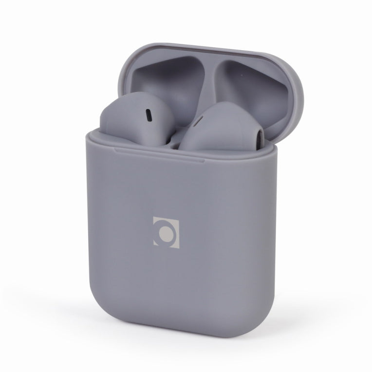 Auriculares e auriculares Gembird TWS-SEA-GW sen fíos intraauriculares con chamadas/música, microUSB, Bluetooth, gris