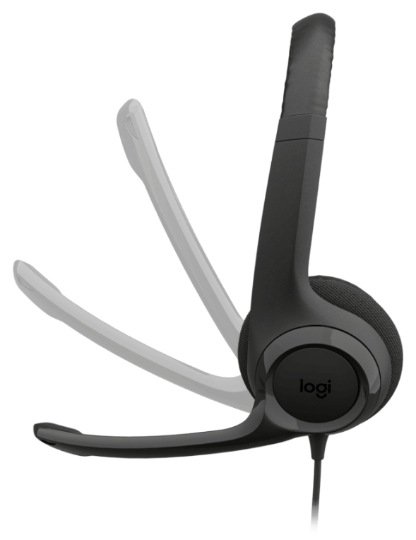AURICULAR PROFESIONAL LOGITECH H390 USB-C HEADSET BLACK - detalle