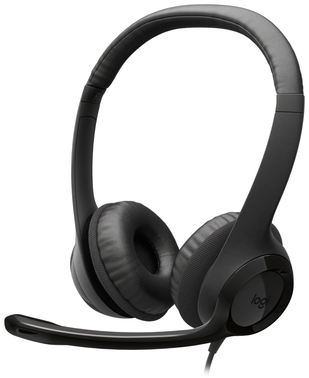 AURICULAR PROFESIONAL LOGITECH H390 USB-C HEADSET BLACK - detalle