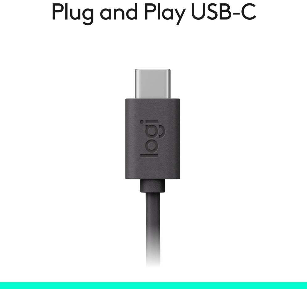 AURICULAR PROFESIONAL LOGITECH H390 USB-C HEADSET BLACK - detalle