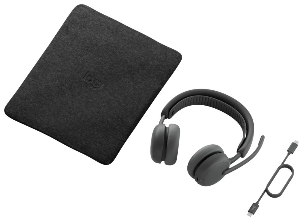 AURICULAR PROFESIONAL LOGITECH ZONE WIRELESS 2 ANC GRAPHITE BT - detalle