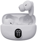 AURICULARES BLUETOOTH DENVER INALAMBRICOS CON EFECTO DE LUZ BLANCO