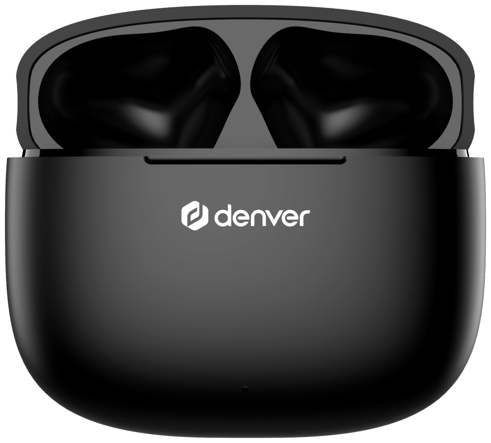 AURICULARES BLUETOOTH DENVER TWE-48B INALAMBRICOS NEGROS - detalle