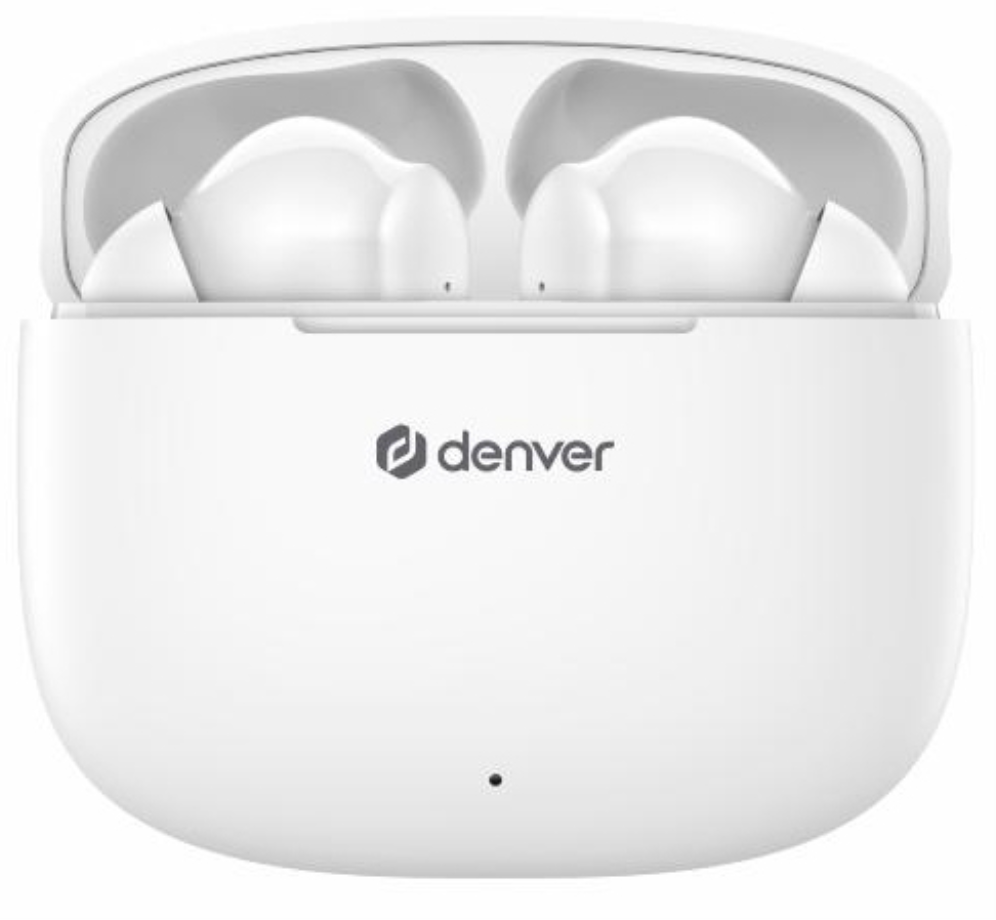 AURICULARES BLUETOOTH DENVER TWE-48W INALAMBRICOS BLANCOS - detalle