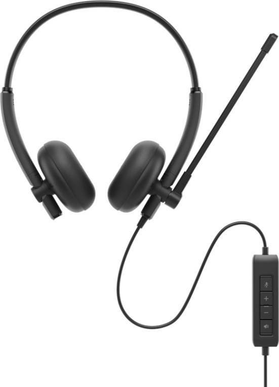 AURICULARES DELL WH125 NEGRO MICROFONO ALAMBRICO USB-A - detalle