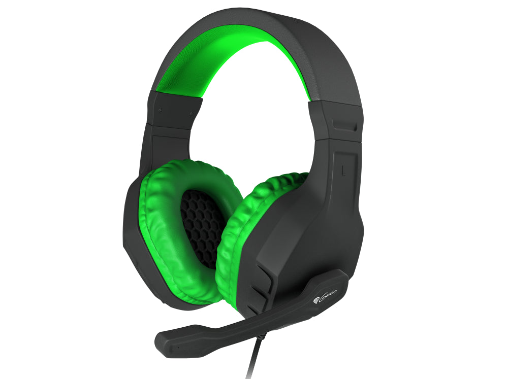 GENESIS Argon 200 Auriculares Alámbrico Diadema Juego Negro. Verde