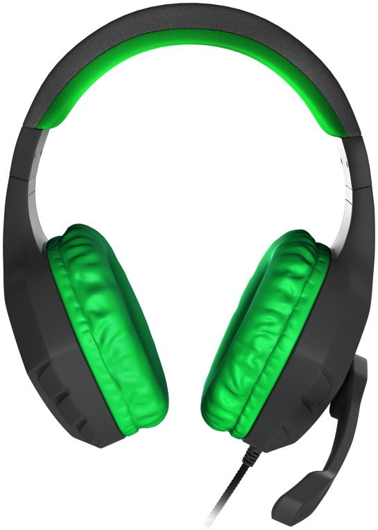 AURICULARES GAMING GENESIS ARGON 200 2.0 MINI JACK NEGRO-VERDE - detalle