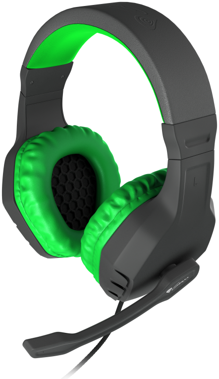 AURICULARES GAMING GENESIS ARGON 200 2.0 MINI JACK NEGRO-VERDE - detalle
