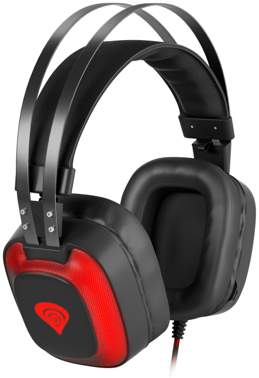 AURICULARES GAMING GENESIS RADON 720 7.1 VIRTUAL MICROFONO INVISIBLE NEGRO