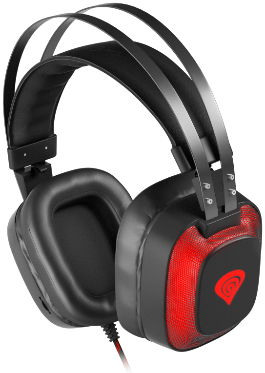 AURICULARES GAMING GENESIS RADON 720 7.1 VIRTUAL MICROFONO INVISIBLE NEGRO - detalle