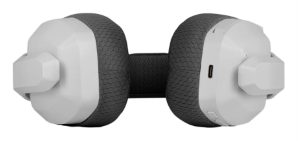 AURICULARES GAMING KROM KANJI BLANCO MICROFONO BT - detalle
