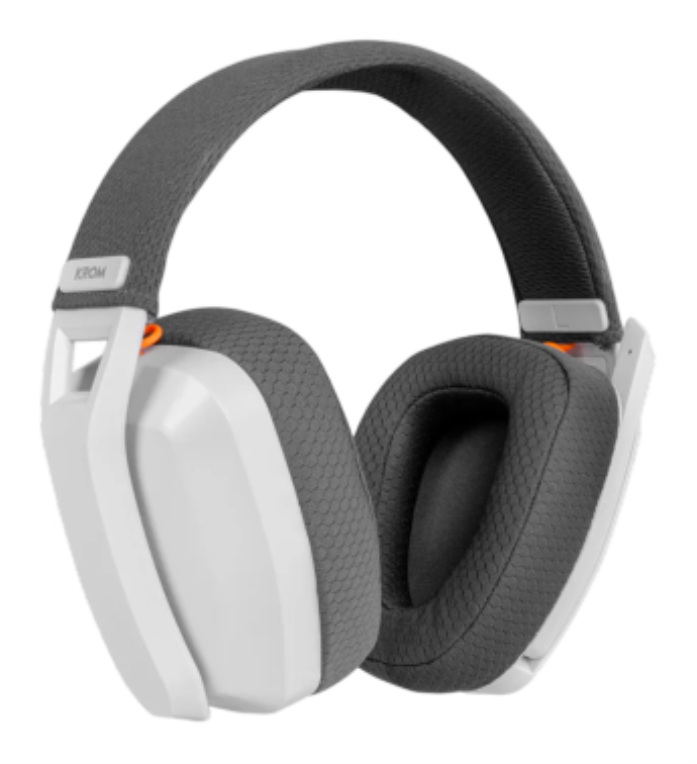 AURICULARES GAMING KROM KANJI BLANCO MICROFONO BT - detalle