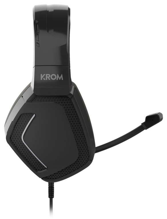 AURICULARES GAMING KROM KOPA PRO NEGRO MICROFONO ALAMBRICO - detalle