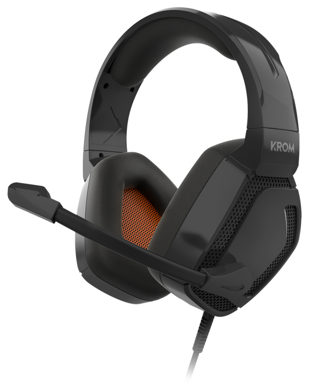 AURICULARES GAMING KROM KOPA PRO NEGRO MICROFONO ALAMBRICO - detalle