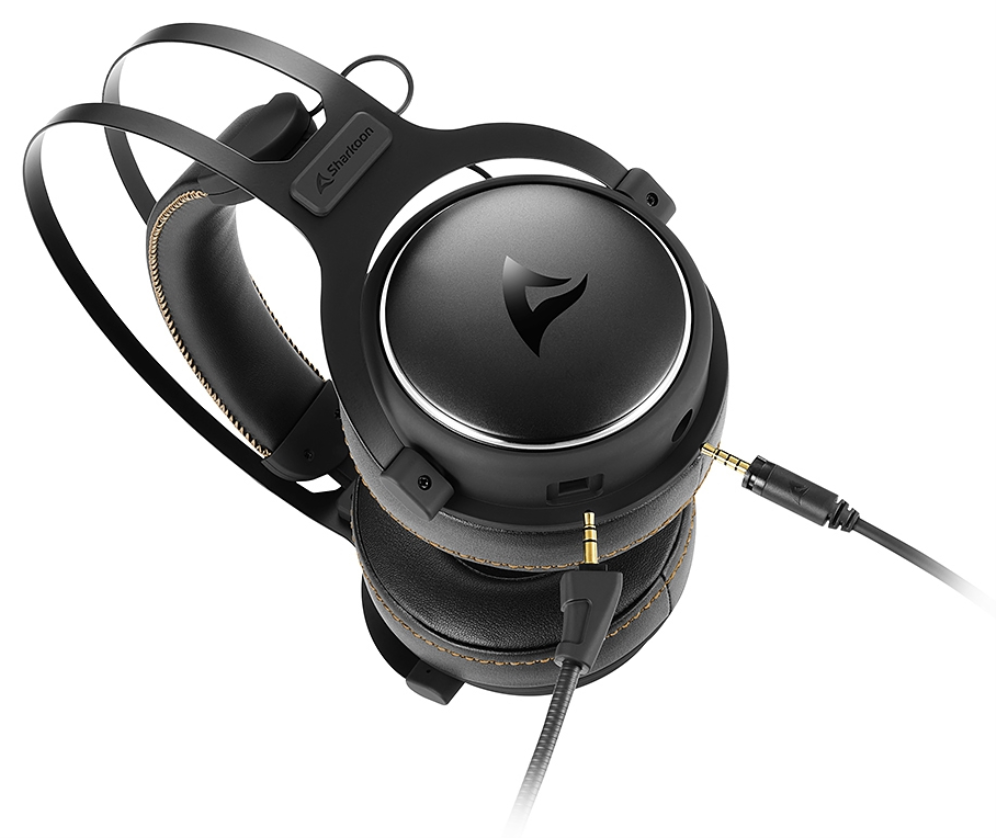AURICULARES GAMING SHARKOON SKILLER SGH50 NEGRO MICROFONO ALAMBRICO - detalle