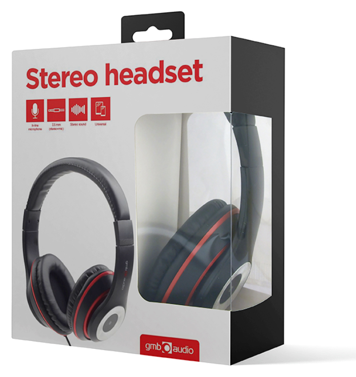 AURICULARES GEMBIRD LOS ANGELES NEGRO ALAMBRICO - detalle