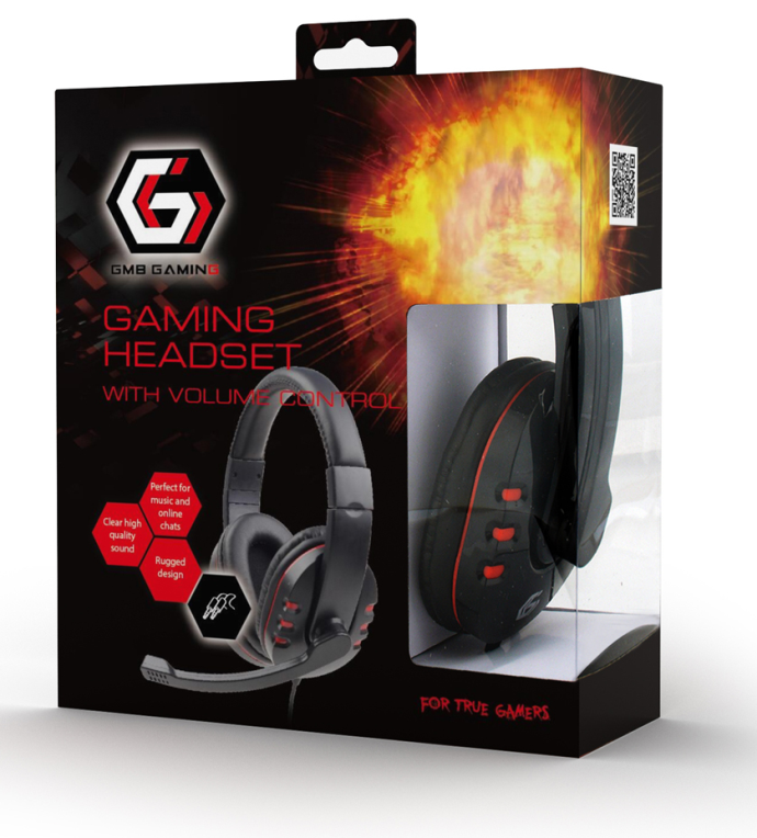 AURICULARES GEMBIRD MICROFONO CONTROL VOL NEGRO ALAMBRICO - detalle