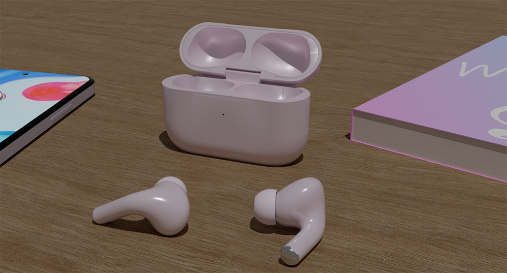 AURICULARES GEMBIRD TWS-03-P ROSA BT - detalle