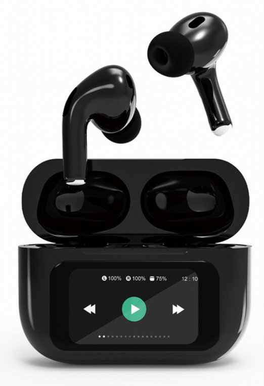 AURICULARES GEMBIRD TWS-LCD-ANC-01-BK NEGRO BT