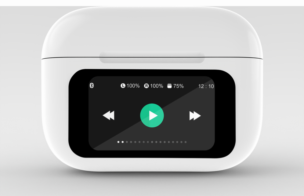 AURICULARES GEMBIRD TWS-LCD-ANC-01-W BLANCO BT - detalle