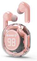 AURICULARES GEMBIRD TWST-01-PK TRANSPARENTES ROSA BT
