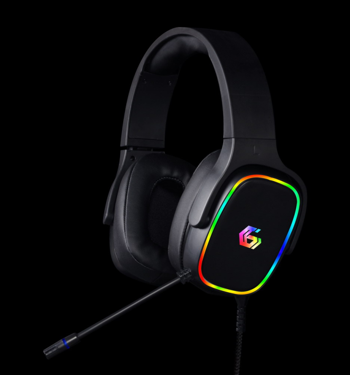 AURICULARES GEMBIRD USB 7.1 SURROUND PARA JUEGOS CON RETROILUMINACION RGB - detalle