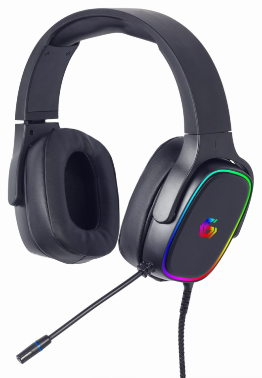 AURICULARES GEMBIRD USB 7.1 SURROUND PARA JUEGOS CON RETROILUMINACION RGB