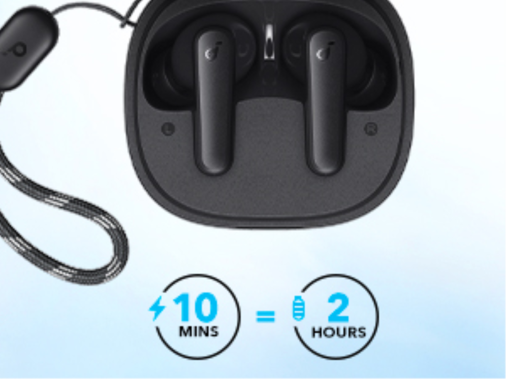 AURICULARES INALAMBRICOS SOUNDCORE R50I IN EAR NEGRO - detalle