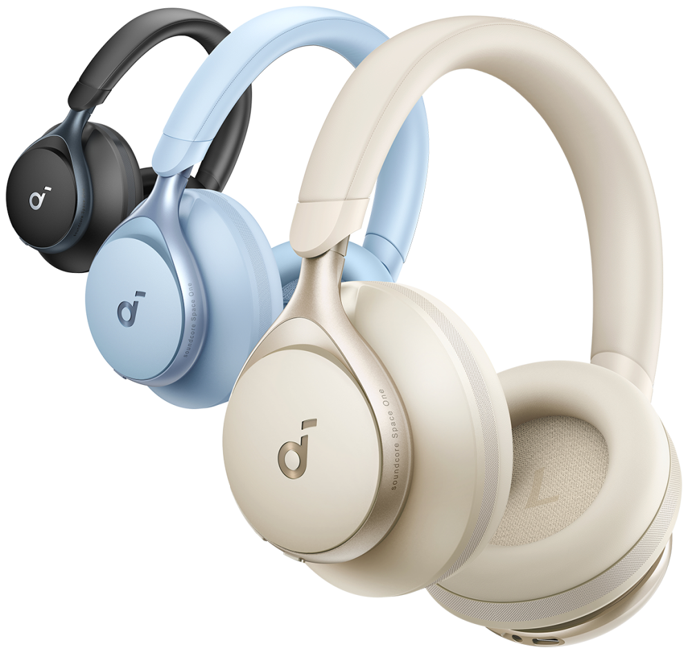 AURICULARES INALÁMBRICOS SOUNDCORE SPACE ONE BLANCOS. DIADEMA, LLAMADAS, MÚSICA, BLUETOOTH - detalle