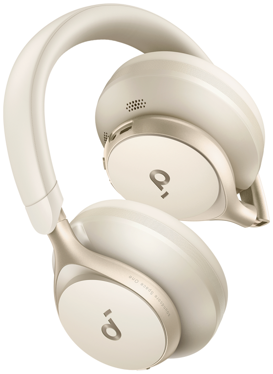AURICULARES INALÁMBRICOS SOUNDCORE SPACE ONE BLANCOS. DIADEMA, LLAMADAS, MÚSICA, BLUETOOTH - detalle