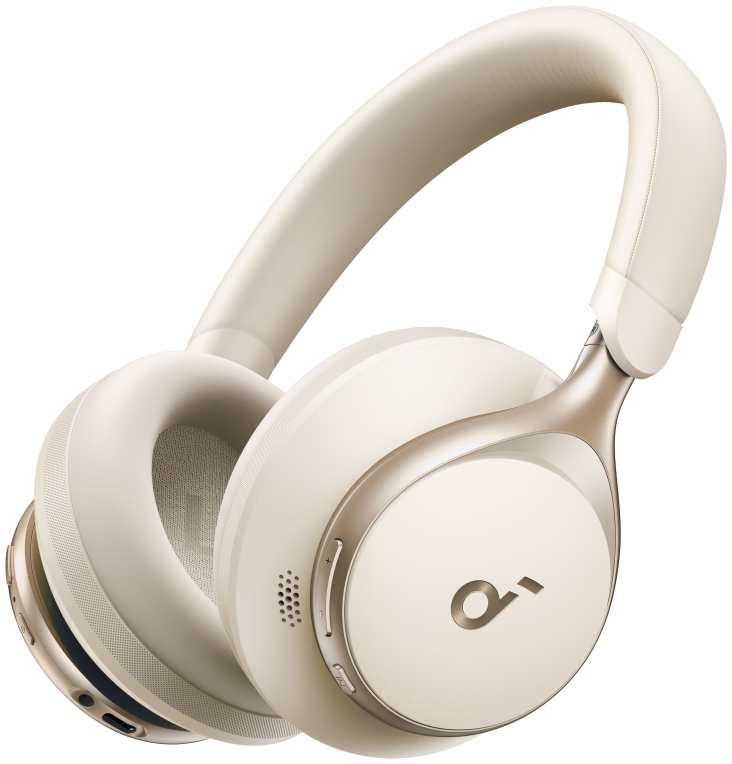 AURICULARES INALÁMBRICOS SOUNDCORE SPACE ONE BLANCOS. DIADEMA, LLAMADAS, MÚSICA, BLUETOOTH - detalle