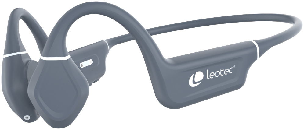 AURICULARES LEOTEC CONDUCCION OSEA KURI GRIS BT - detalle