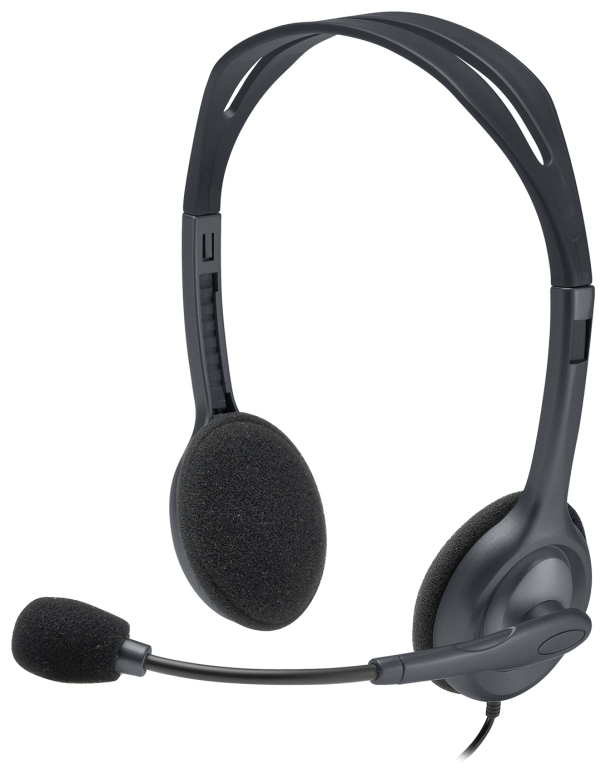 AURICULARES LOGITECH H111 GRIS MICROFONO ALAMBRICO - detalle