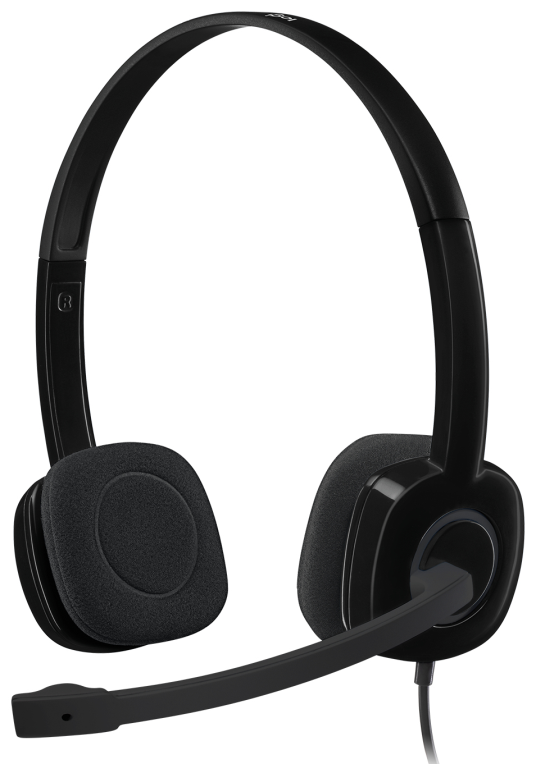 AURICULARES LOGITECH H151 NEGRO MICROFONO ALAMBRICO - detalle