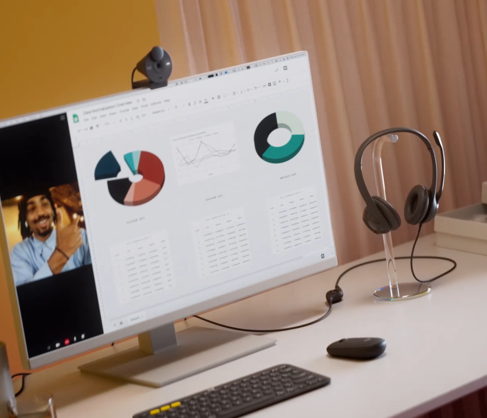 AURICULARES LOGITECH H390 NEGRO MICROFONO ALAMBRICO - detalle