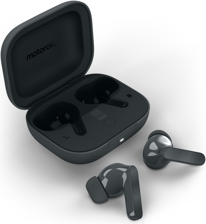 AURICULARES MOTOROLA MOTO BUDS BASS BLACK - detalle