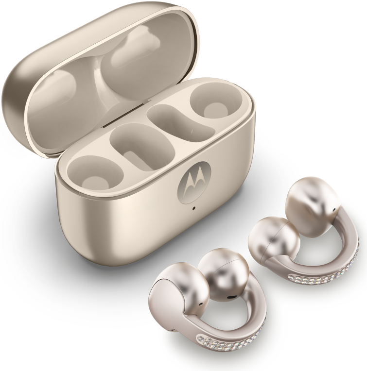AURICULARES MOTOROLA MOTO BUDS LOOP SWAROVSKI - detalle