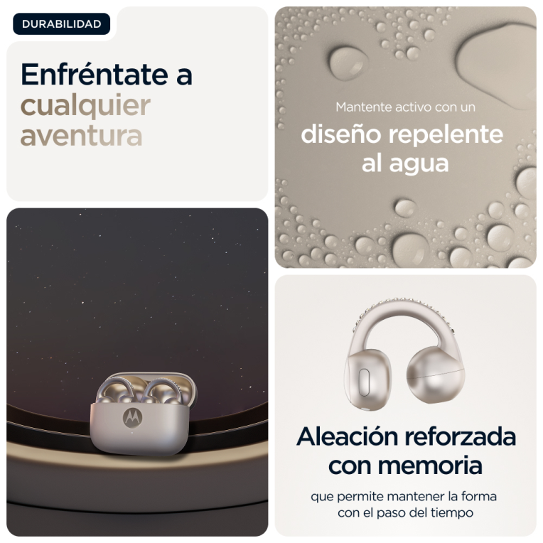 AURICULARES MOTOROLA MOTO BUDS LOOP SWAROVSKI - detalle