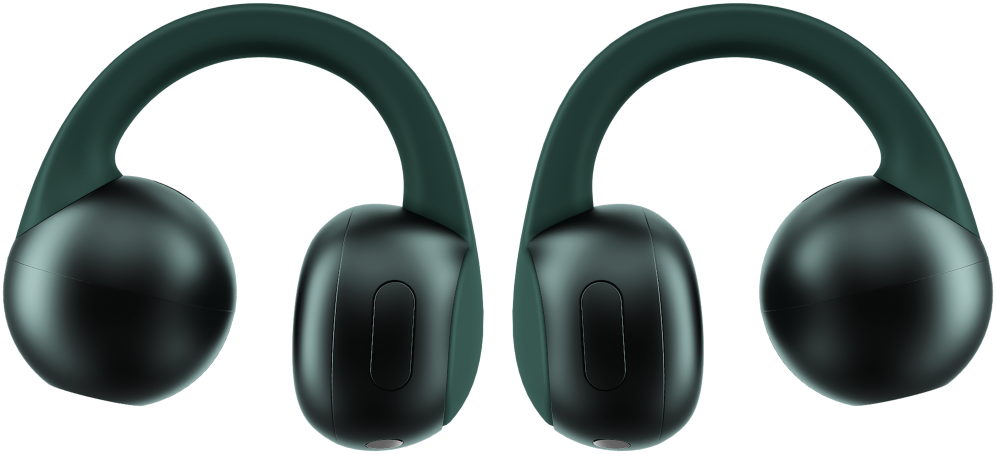 AURICULARES MOTOROLA MOTO BUDS LOOP VERDE - detalle